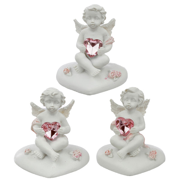 Collectable Peace of Heaven Cherub - Heart of the Rose CHE129-0