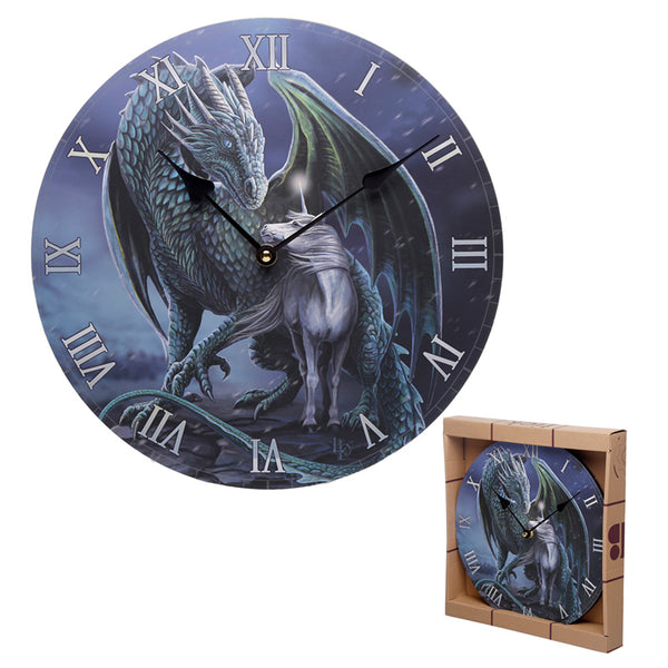 Dragon & Unicorn Protector Magick Lisa Parker Wall Clock CKP140-0