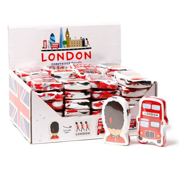 Compressed Travel Towel - London Icons CT15-0