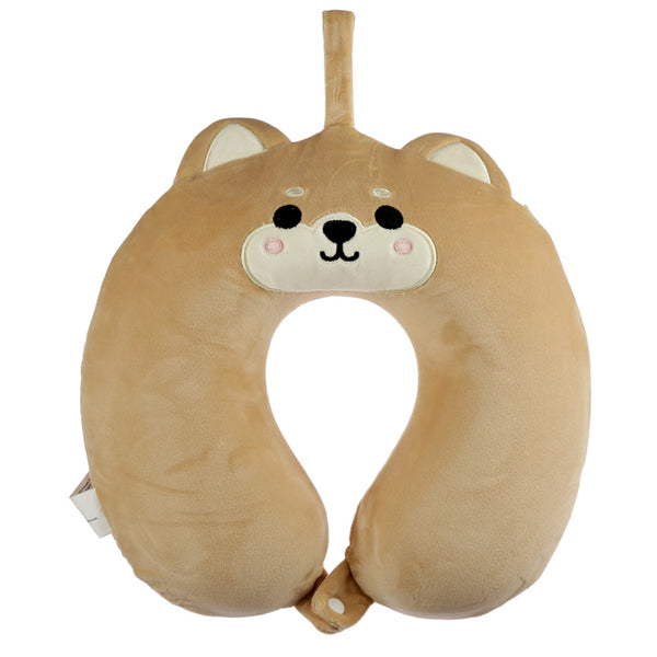 Shiba Inu Dog Relaxeazzz Plush Memory Foam Travel Pillow CUSH243-0