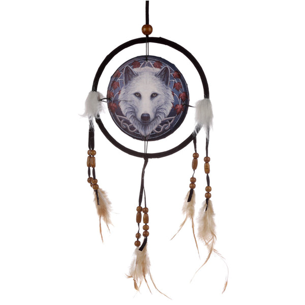 Dreamcatcher (Small) - Lisa Parker Guardian of the Fall Wolf DCPB06N