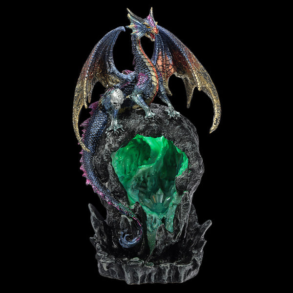 Fantasy LED Backflow Incense Burner - Ice Dragon Dark Legends DRG430-0
