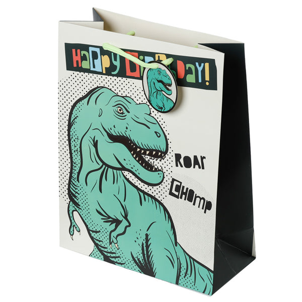 Happy Birthday Dinosauria Large Gift Bag GBAG91A