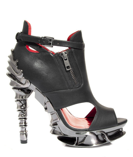 Hades Shoes - Draco Spinal Heel with Adjustble Ankle Strap - Egg n Chips London