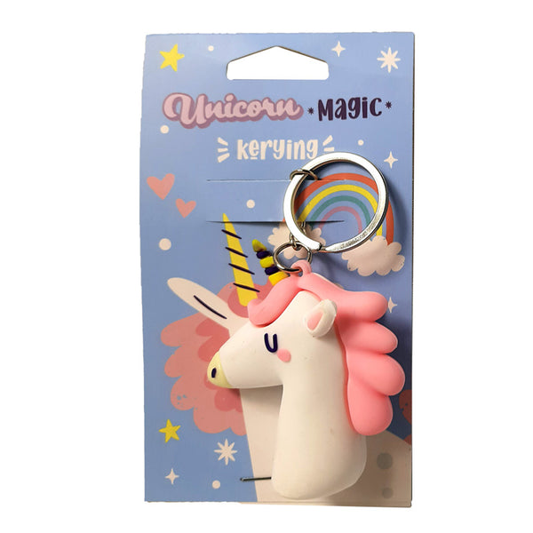 3D PVC Keyring - Unicorn Magic KEY282-0