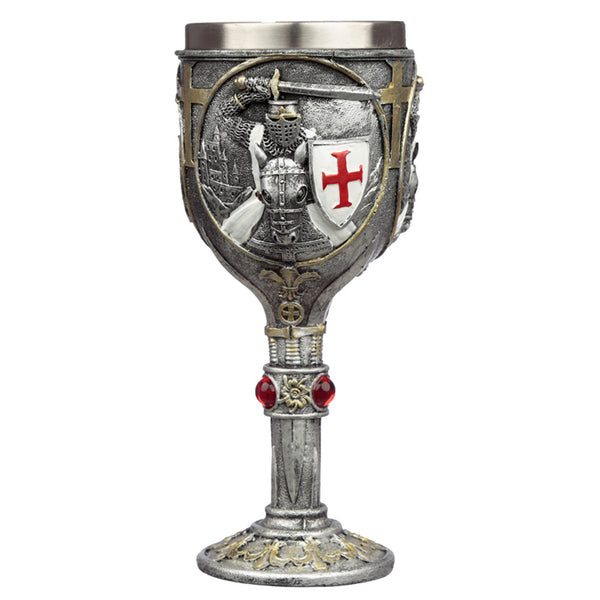 Collectable Decorative Crusader Knight Goblet KN203-0