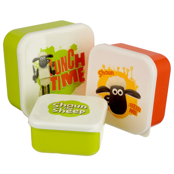 Lunch Boxes Set of 3 (S/M/L) - Shaun the Sheep LBOX31-0