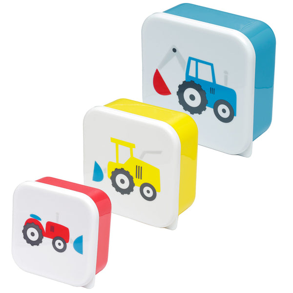Lunch Boxes Set of 3 (M/L/XL) - Little Tractors LBOX76-0