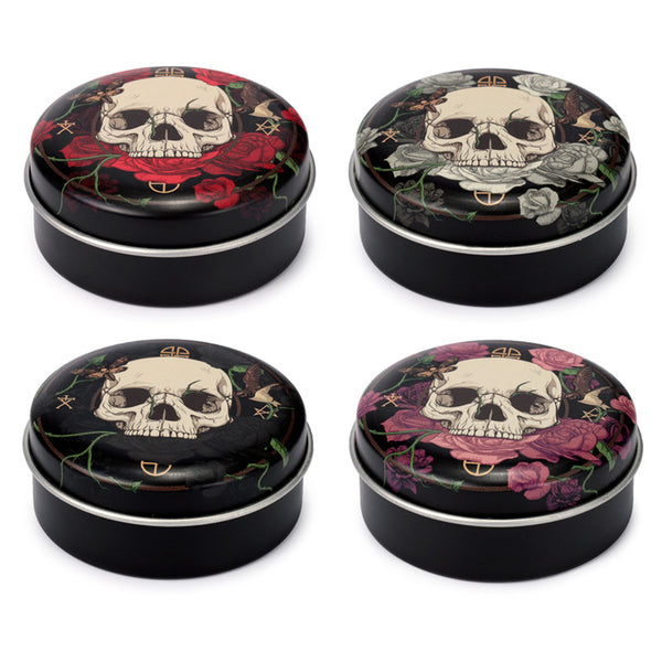 Lip Balm in a Tin - Skulls and Roses LIP142-0