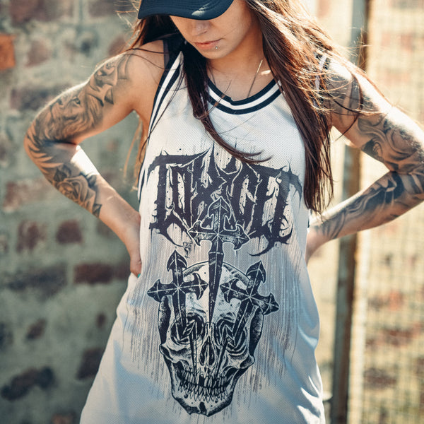 Toxico Clothing - Metal Skull Mesh Tank
