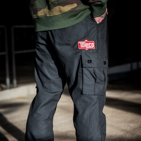 Toxico Clothing - Black Combat Trousers