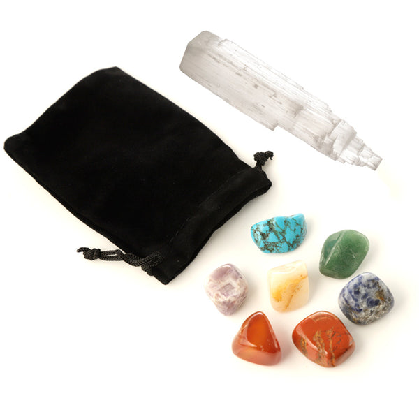 Chakra Stones Kit with Crystal MIN34