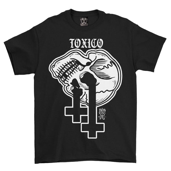 Skull Cross Tee - Toxico Clothing