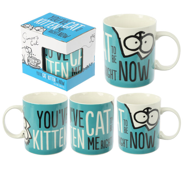 Collectable Porcelain Mug - Simon's Cat Kitten Slogan MUG276