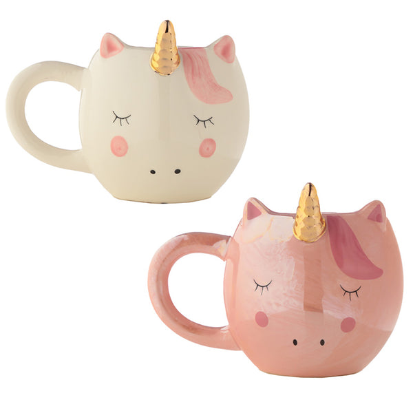 Cute Fantasy Unicorn Shaped Ceramic Mug MUG316-0