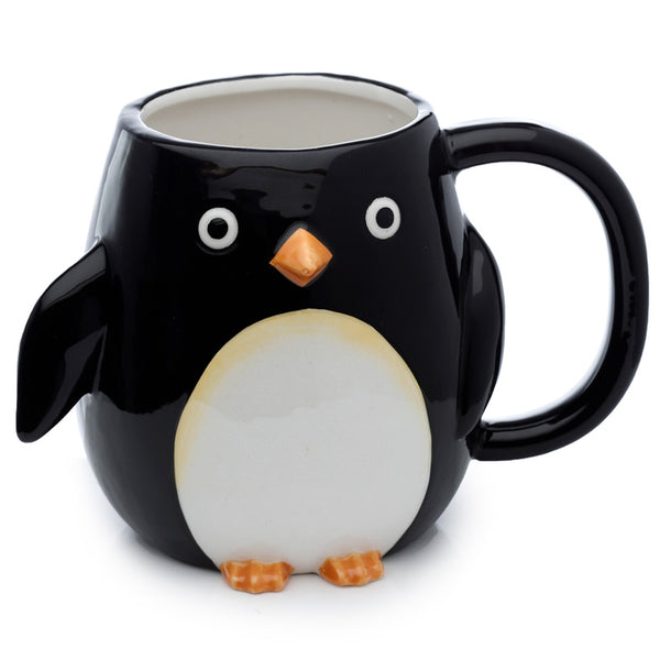 Huddle Penguin Ceramic Shaped Handle Mug MUG389-0