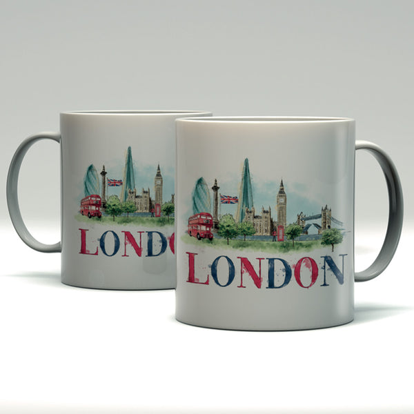 Porcelain Mug - London Scene MUG421-0