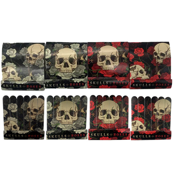 Matchbook Nail File - Skulls and Roses NAIL124