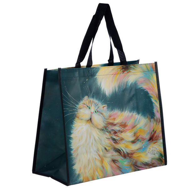 Rainbow Cat Kim Haskins Reusable Shopping Bag NWBAG72