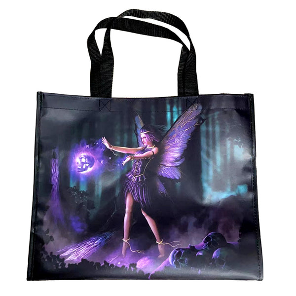 Reusable Shopping Bag - Natasha Faulkner Dark Fairy & Skull NWBAG81