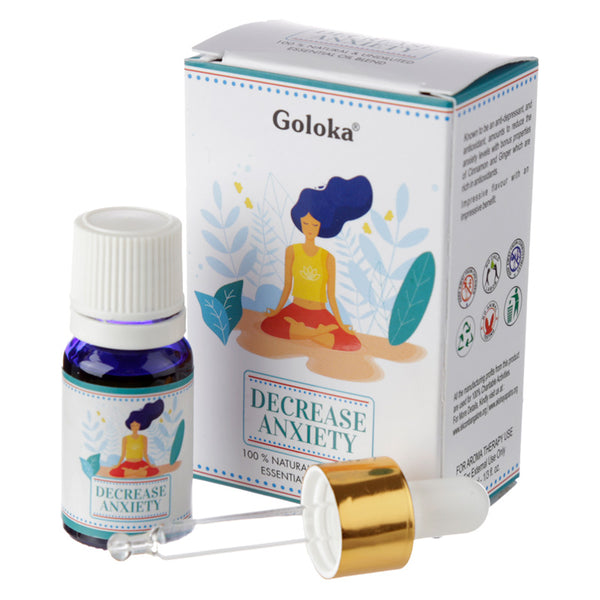 Goloka Blends Essential Oil 10ml - Decrease Anxiety OILB02
