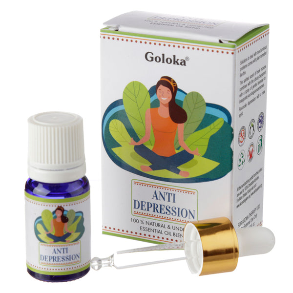Goloka Blends Essential Oil 10ml - Anti Depression OILB05