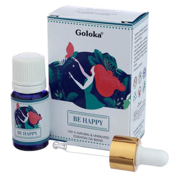 Goloka Blends Essential Oil 10ml - Be Happy OILB08