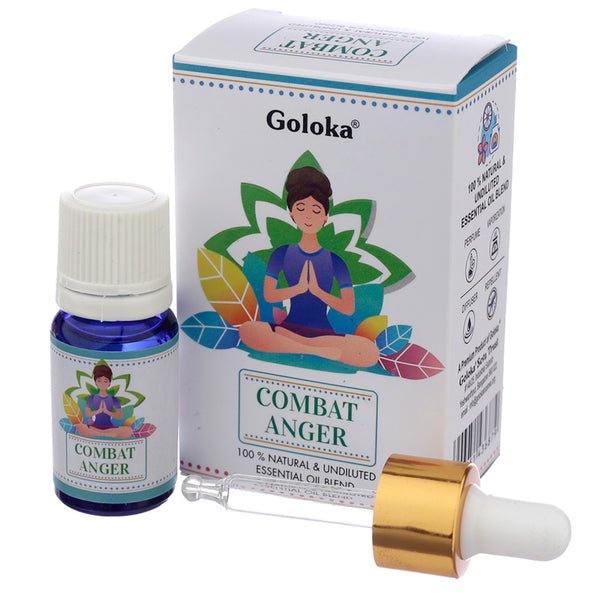 Goloka Blends Essential Oil 10ml - Combat Anger OILB11