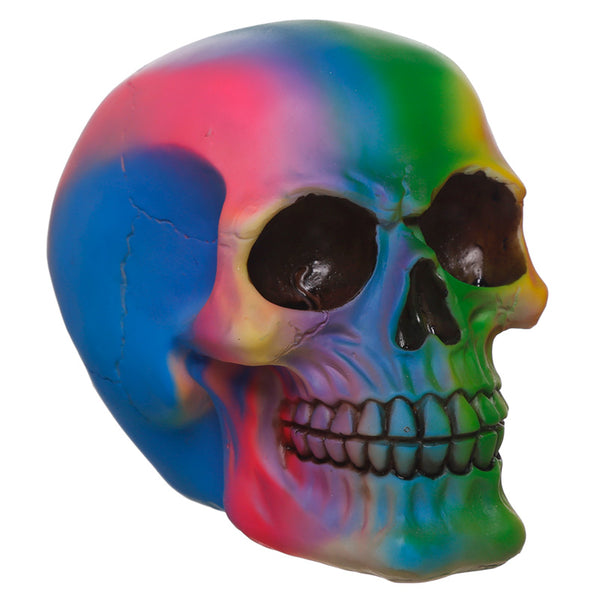 Gothic Rainbow Skull Ornament SK293