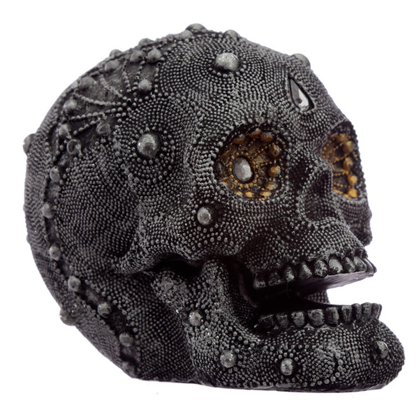 Fantasy Beaded Medium Skull Ornament SK296