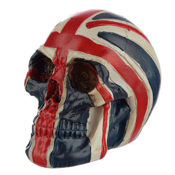Skull Union Jack Head Ornament SK308-0