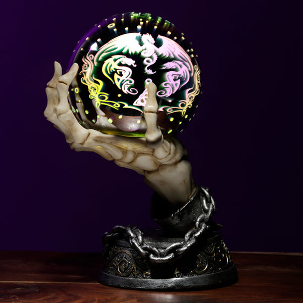 Collectable Skeleton Hand LED Orb SK322