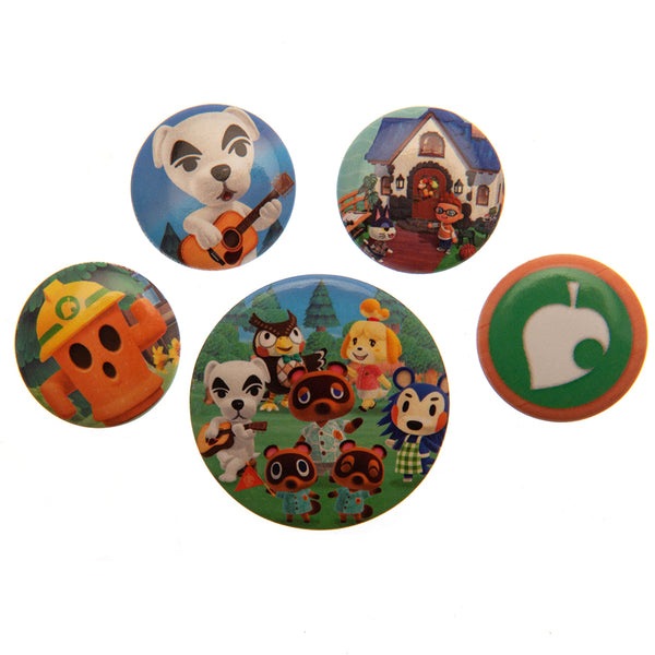 Animal Crossing Button Badge Set