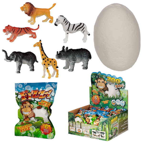 Fun Kids Fizzy Safari Animal Egg TY695-0