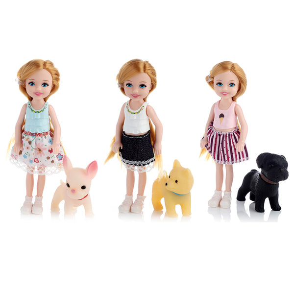 Sally Dress Up Doll with Dog and Accessories TY802-0