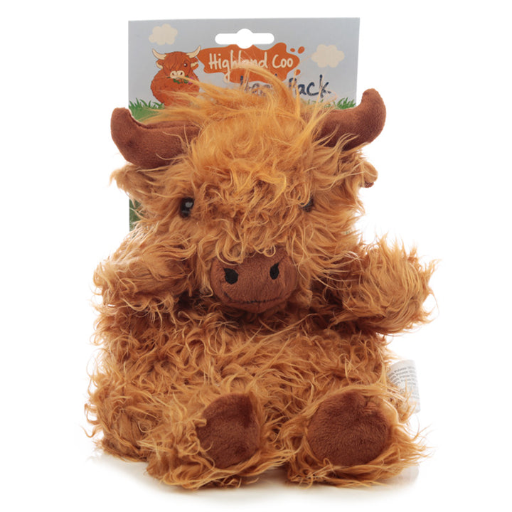 Highland Coo Cow Microwavable Heat Wheat Pack WARM70-0