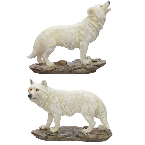 Spirit of the Night Protector of the North Wolf Figurine WOLF37-0