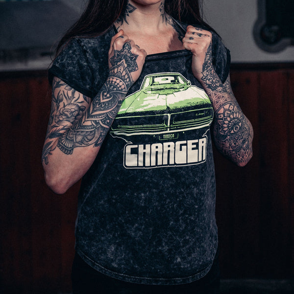 Toxico Clothing - Charger Rolled Sleeve Tee