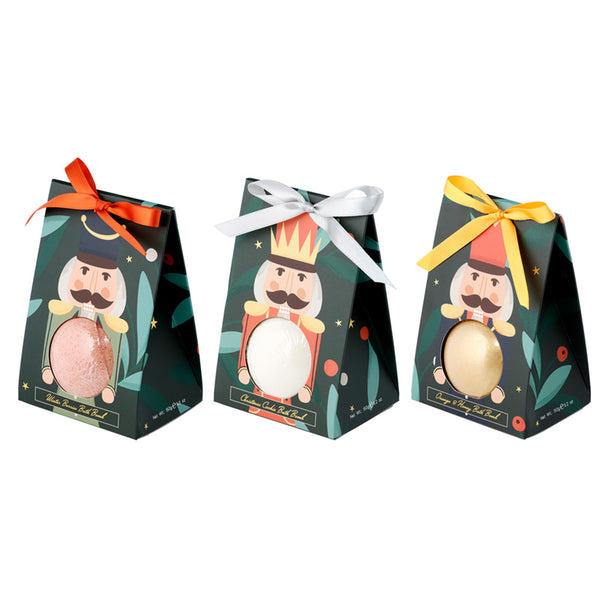 Handmade Bath Bomb in Gift Box - Christmas Nutcracker XBATH67-0