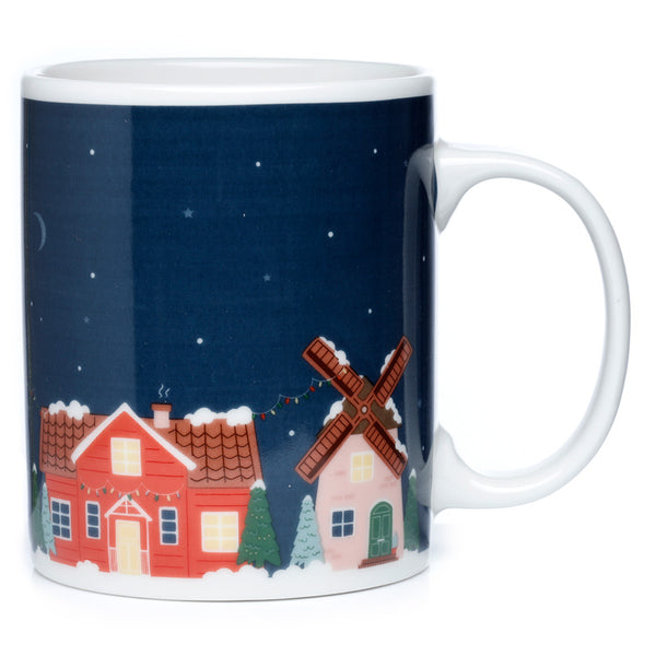 Christmas Village Porcelain Mug XMUG61