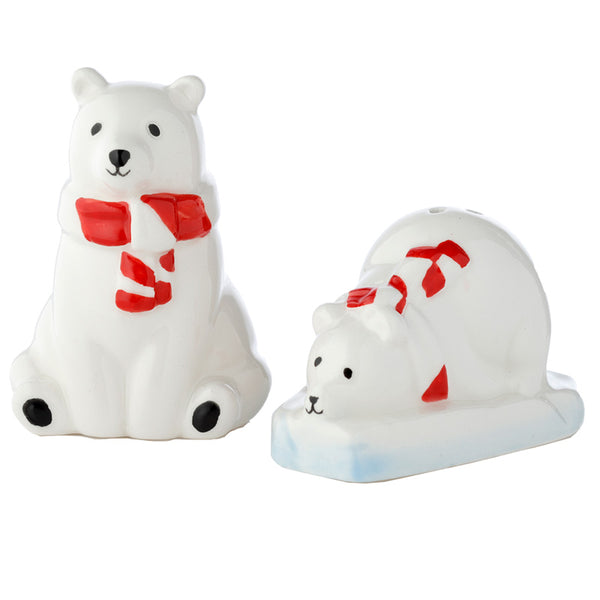 Novelty Ceramic Salt and Pepper - Polar Bear XSP14