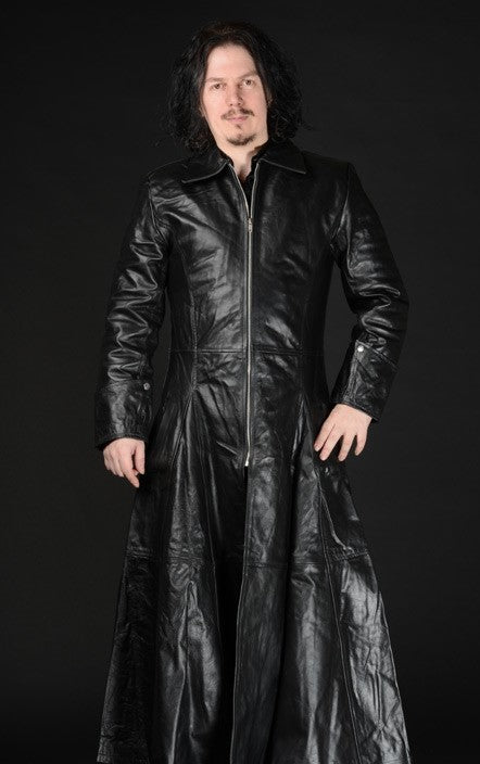 Dracula Clothing - Gothic Leather Steampunk Warrior Coat