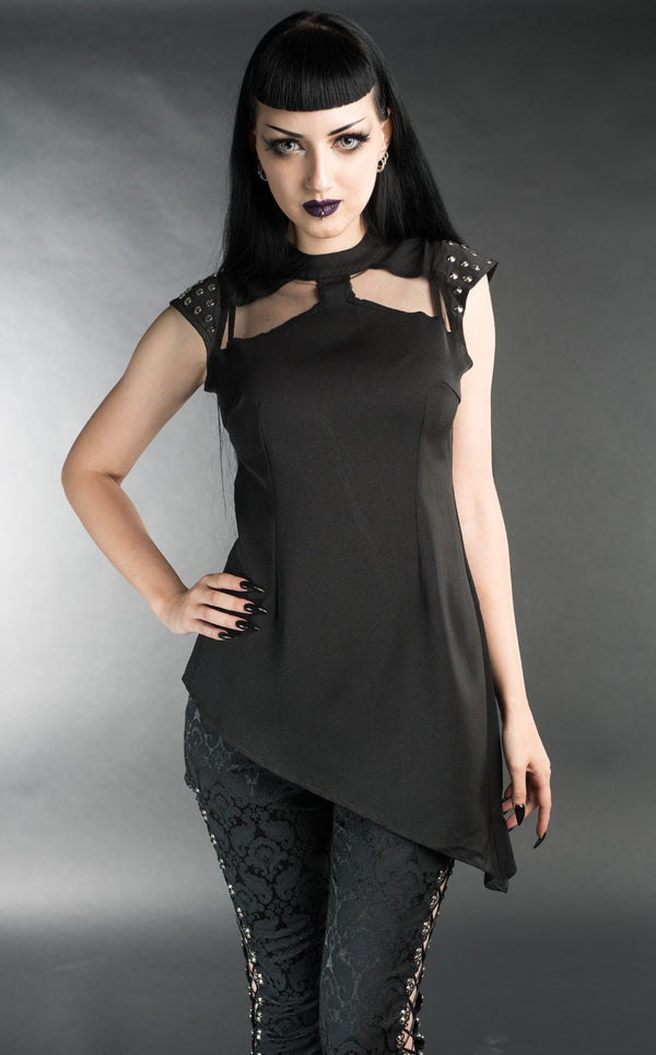 Dracula Clothing - Gothic Steampunk Spiked Tunic
