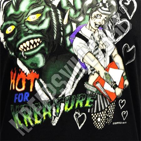 Kreepsville 666 - Hot For Kreature T-Shirt - Egg n Chips Clothing