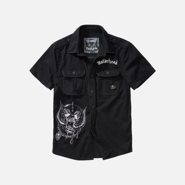 Brandit Bastards - Motörhead Men's Vintage Shirt 1/2 sleeve-0