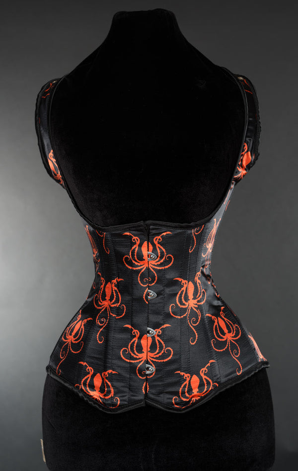 Dracula Clothing - Steampunk Octopus Shoulder Corset