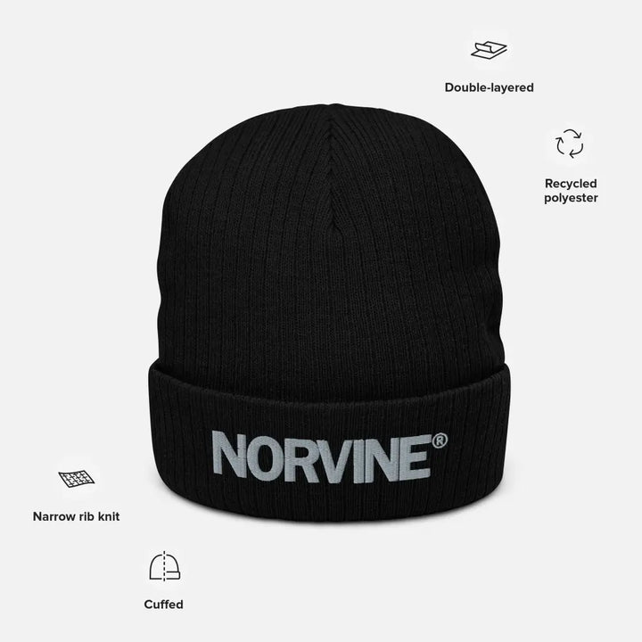 Norvine - Ribbed knit beanie-3